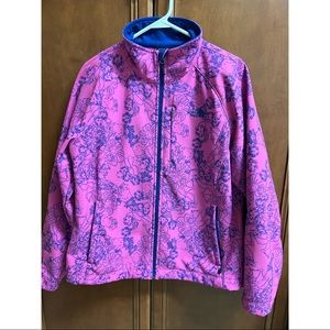 THE NORTH FACE Womens SZXL Pink & Blue Floral Jacket